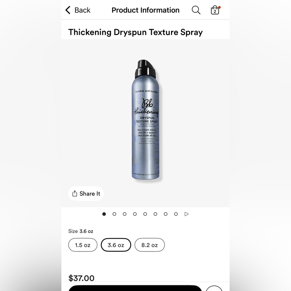 Bumble and bumble Thickening Spray